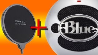 What does a PopFilter do  Blue Snowball  HD [upl. by Anniken988]