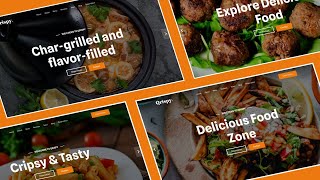 Restaurant Website Design Using Bootstrap 5  Bootstrap Landing Tutorial Step By Step [upl. by Ralyt]