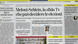 Rassegna stampa 14 GENNAIO 2024 Quotidiani nazionali italiani Prime pagine dei giornali di oggi [upl. by Vine211]