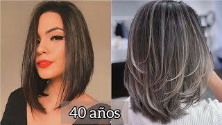 CORTES de PELO para MUJERES de 40 AÑOS y MÁS  CORTES ELEGANTES para DAMAS DE 4045 AÑOS [upl. by Hcirteid953]