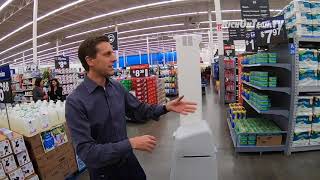 Walmart Robots Working Store Aisles Checking Stock [upl. by Ahselyt]