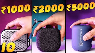 Top 5🔥Best Bluetooth Speaker Under 10005000🔥Best Bluetooth Speakers under 20005000 [upl. by Onirefes]