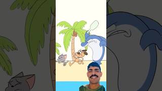 Deserted Island Part 2 🏝️🏝️🏝️ reaction shorts reaction cartoon shorts animation [upl. by Tnaryb684]