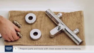 How to Install a Thermostatic Bath Shower Mixer Easily [upl. by Ahsoet]