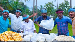 PAROTTA  Soft Layered Paratha Recipe Cooking In Village  Homemade Parotta Recipe Without Egg [upl. by Odin]