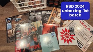 RSD 2024 Unboxing Record Store Day Preview Vinyl Record Unboxing Check out the 1st batch [upl. by Yaj]