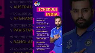 ICC Mens Cricket World Cup 2023 Schedule Full Fixtures Time Table Venues amp More  Ind Vs Pak [upl. by Amanda]