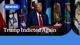 Donald Trump slapped with new indictment over Capitol riots  ABC News [upl. by Christiano235]