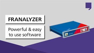 FRAnalyzer Powerful amp easy to use software [upl. by Iroj992]