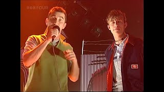 Blur  Parklife  TOTP  1994 Remastered [upl. by Enyal590]