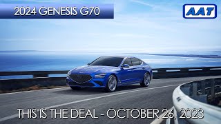 2024 Genesis G70 – This Is The Deal [upl. by Ellennoj]