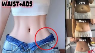 Exercises For Waist  Abs  Do it Everyday for a Smaller Waist  Get Effective Abs at Home 2023 [upl. by Karwan211]