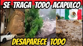 TERROR se Sale el Mar Acapulco bajo el agua Fuertes inundaciones como Tsunami en Acapulco Guerrero [upl. by Aliemaj]