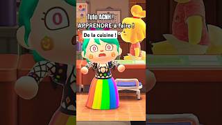 COMMENT APPRENDRE à CUISINER sur Animal crossing  animalcrossing acnh shortsfeed shorts [upl. by Enawd]