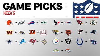 Week 6 Game Picks [upl. by Ahsiea]