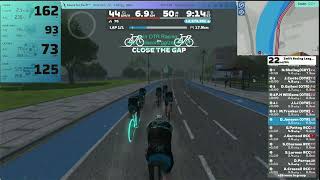 Zwift  TTT Zwift Racing League  Open EMEAW Eastern Division 1 B on Greater London 8 in London [upl. by Yffat526]