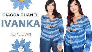 TUTORIAL Giacca chanel quot ivankaquot top down [upl. by Alain873]