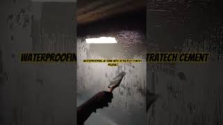 Waterproofing in tank for seepage and crack with Hiflex Ultratech cement [upl. by Nonnel]