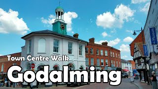 Godalming Surrey【4K】 Town Centre Walk 2021 [upl. by Suiluj]