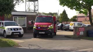 Hampshire Fire amp Rescue Service  Brockenhurst FRV Turnout [upl. by Otrebile]