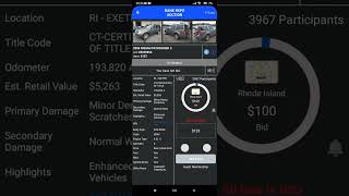 NISSAN PATHFINDER ONLY 125 USA COPART LIVE CAR AUCTION [upl. by Setsero]