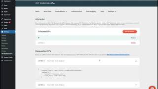 EXPLAINED WP Webhooks Pro  Whitelist tab [upl. by Rosario]