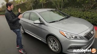 2016 Hyundai Sonata Sport 20T Test Drive Video Review [upl. by Ellives]