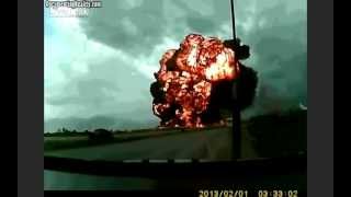 Raw Footage National Air Cargo Boeing 747400BCF Crash Afganistan HD 1080p [upl. by Ylsel]