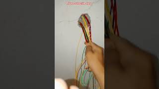 How do electricians connect such⚡ wires electrician electricwire electrical shorts [upl. by Barbe745]