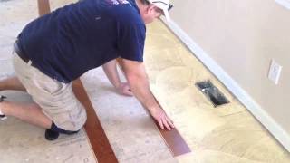 How To Install An Engineered Hardwood Floor Gluedowm [upl. by Brotherson]