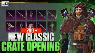 200 NEW CLASSIC CRATE OPENING 😱  BGMI CRATE OPENING [upl. by Nylinnej48]