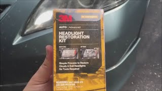 3M headlight restoration kit review [upl. by Okomom]