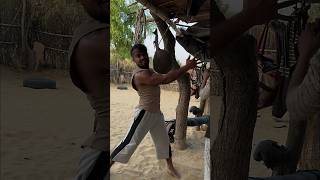 Axnzin and Ayuzin Punching Practice shorts boxing [upl. by Ahteres]