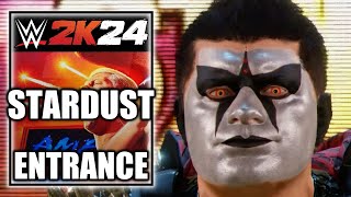 WWE 2K24 Stardust Entrance Cinematic [upl. by Ybor323]