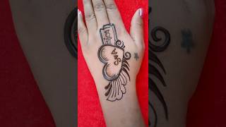 S A letter tattoo mehandi idea viral trending art mehandi [upl. by Follmer]