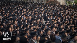 Israeli UltraOrthodox Clash with Police Over Military Draft Order  WSJ New [upl. by Tuinenga170]