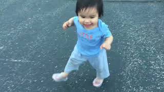 So proud of baby angie practicing to walk [upl. by Hyland]