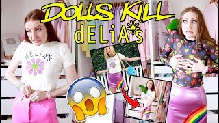 DOLLSKILL x dELiAs HAUL AND TRY ON 1990s FASHION IS BACK [upl. by Russel114]