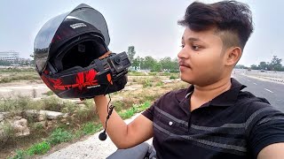 MOST AFFORDABLE MOTOVLOG SETUP 🔥ACTION CAMERAS 📸 HELMET FOR BIKERS 👍 SJCAM MIKE 🔥 [upl. by Reiko]