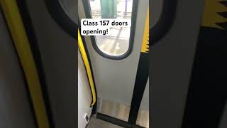 Class 158 doors opening trains trainspotter [upl. by Notniuq375]