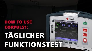 Tutorials by corpuls  How to use corpuls1 Täglicher Funktionstest [upl. by Dinny]