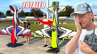 I Bought a GIANT Gas RC Plane Wrecked It IMMEDIATELY [upl. by Dlareg172]