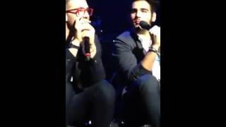 Il Volo Live Palasport Roma  talking and having fun [upl. by Derfniw632]