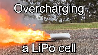 LiPo cell thermal runaway [upl. by Mashe230]