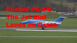 Pilatus PC24 The Jet that Lands on Grass [upl. by Eachern949]