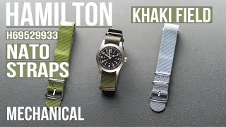 Hamilton Khaki Field Mechanical H69529933  Strap options  Part 1 [upl. by Ahsinyt441]