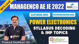 mahagenco recruitment 2022  Power Electronics  mahagenco ae je recruitment 2022 [upl. by Reimer]