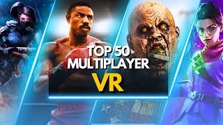 TOP 50 BEST MULTIPLAYER VR GAMES OF 2024 [upl. by Feucht]