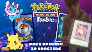 POKEMON TCG POCKET  OUVERTURE DE 30 BOOSTER [upl. by Templas]