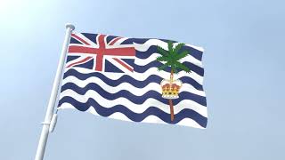 British Indian Ocean Territory Waving Flag [upl. by Evante]